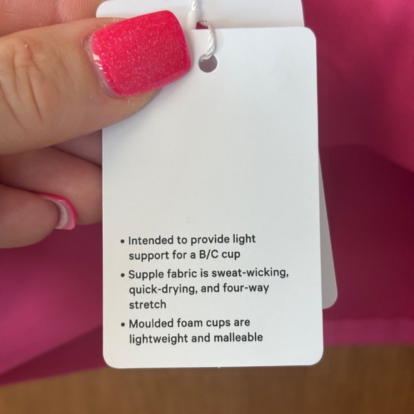 Lululemon Like A Cloud  Bra, Sz 8  SZ 4 B/C.  NWT RBCO - Picture 5 of 6